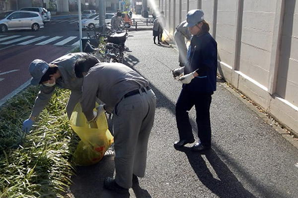 周辺地域清掃活動